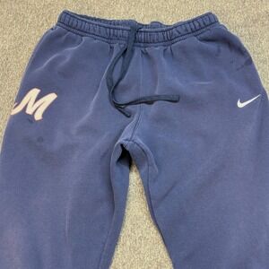 Nike Sweatpants Joggers Mens Size XL Blue Logo Athletic Fit CJ1616 Branded